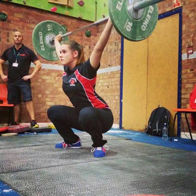 Anita’s ace at hammer throwing – and at weight lifting too!