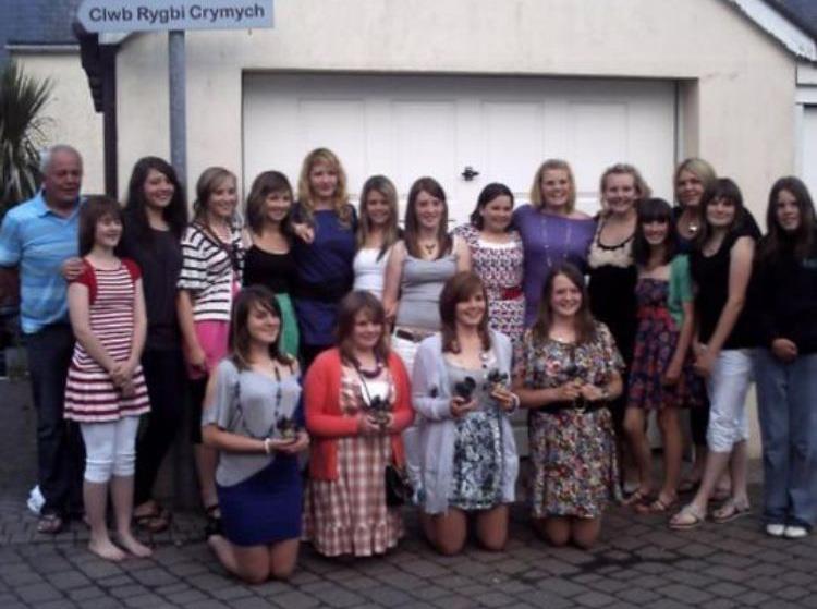 Ann-Marie (back row) with her team at their presentation event