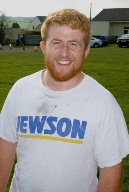 Aaron Tomkinson - two tries for Cardigan