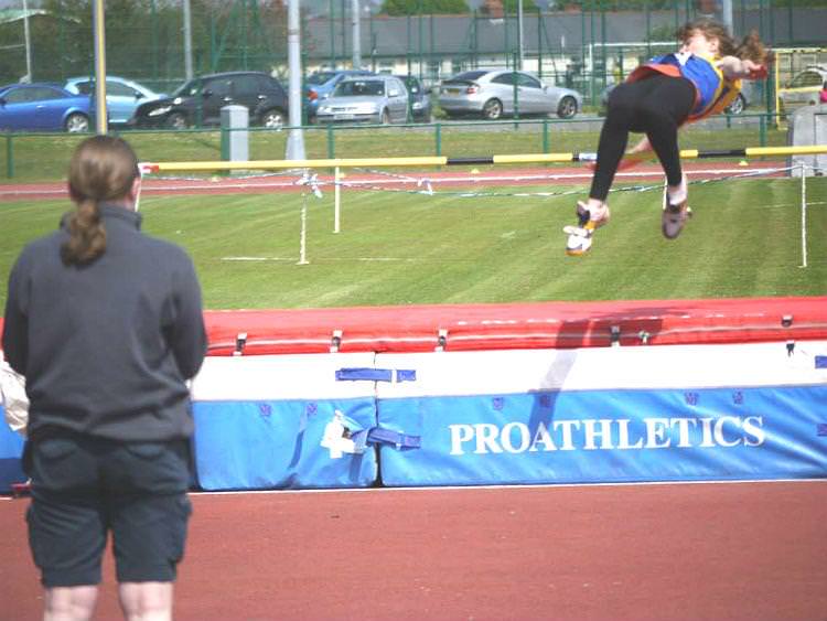 Abi’s going upwards with the Pembrokeshire Harriers!