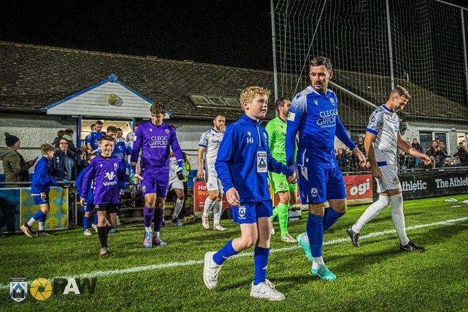 Haverfordwest County led out with the Academy youngsters