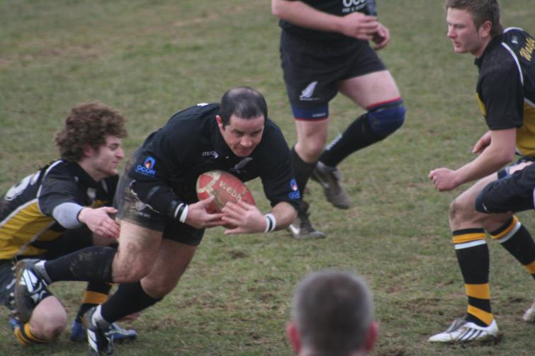 Adam Collins on the burst for  Neyland