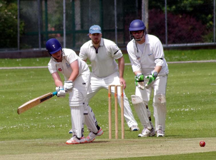 Aled Phelps scored 31 runs for Hook playing alongside his dad Jamie