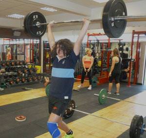 Alex is the quiet young man of local weight lifting!