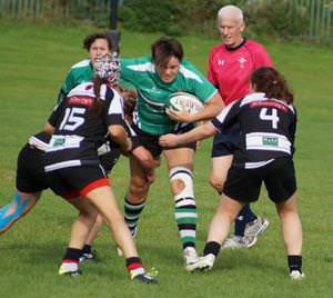 Ali’s a rising rugby star with the Borderettes!