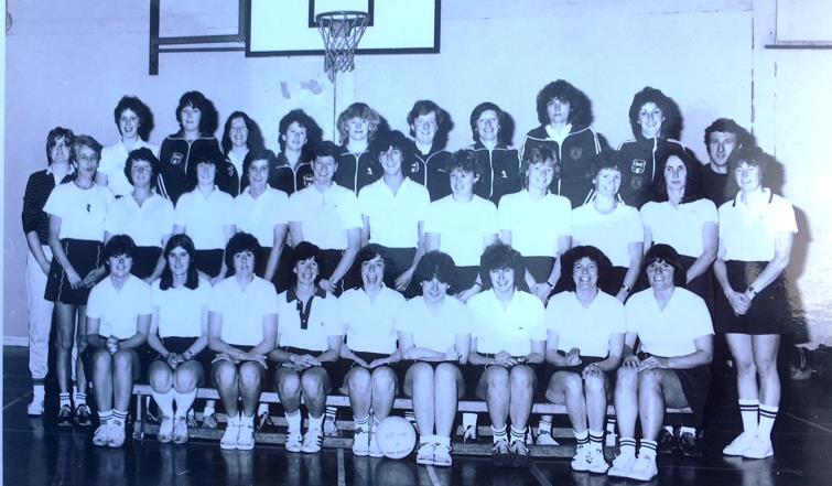 Alice with her old teammates