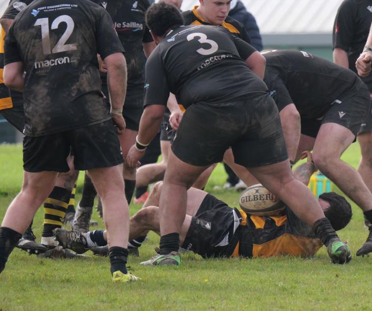 All Blacks look for ball on the ground (William John)