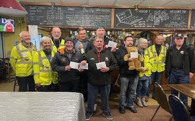 Blood Bikes Wales Open Beach Fishing Competition competitors
