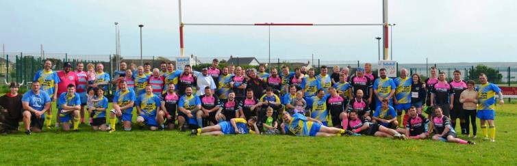 Both teams - great friends