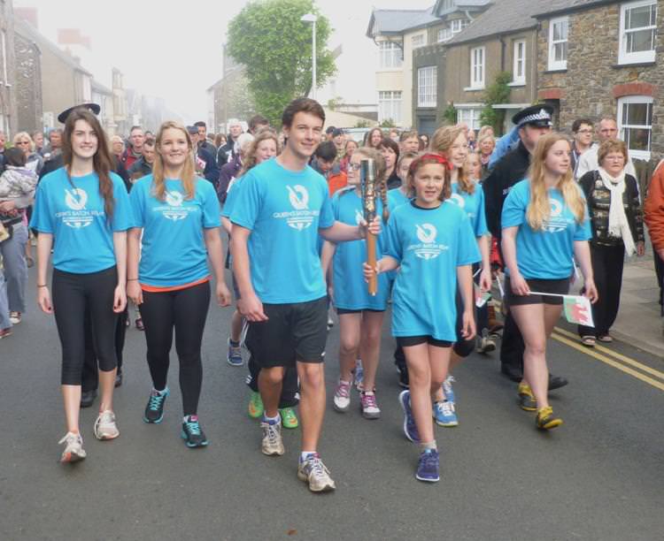 Commonwealth Games baton carrying in St Davids a great success