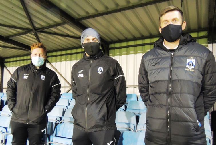 Ball boys Harry, Martin and Gareth