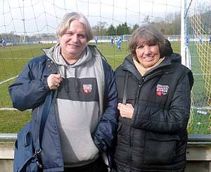 Neighbours visit the Conygar Bridge Meadow