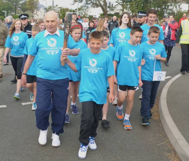 Commonwealth Games baton carrying in St Davids a great success