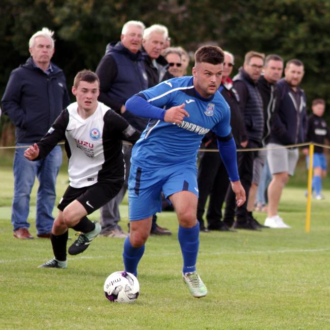Ashley Bevan pushes forward