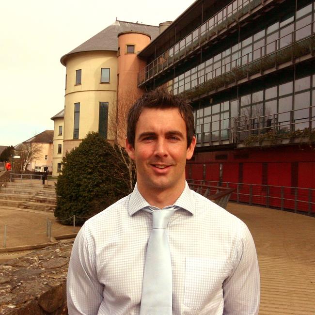 Ben outside County Hall a while ago