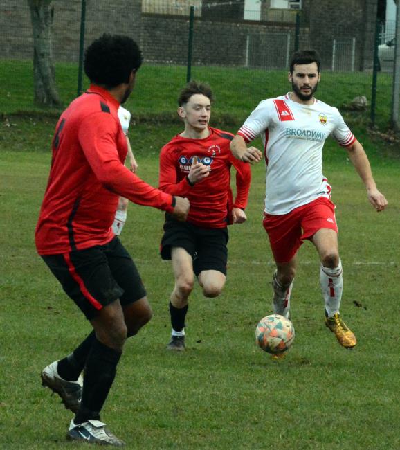 Ben John -  scored a terrific hat-trick for Clarby at Pennar