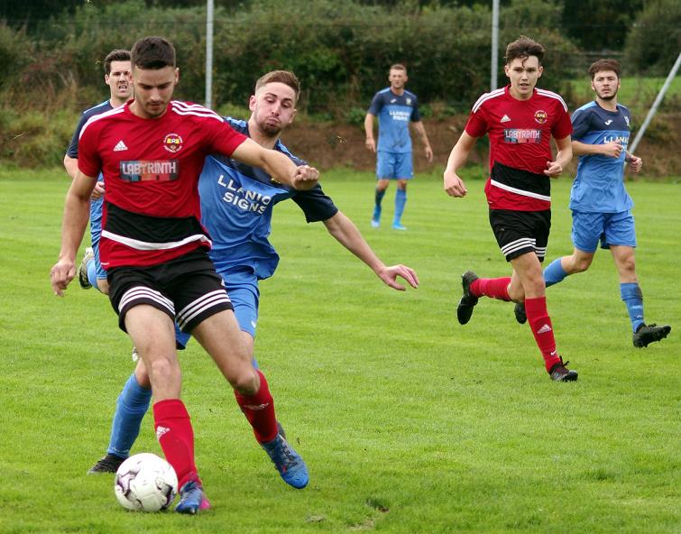 Ben John slotted in Clarbeston Roads second goal