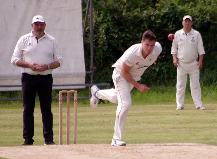 Ben Quartermaine bowled well for Narberth