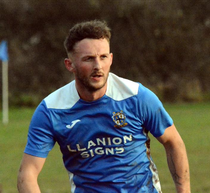 Ben Steele - scored twice for Monkton Swifts