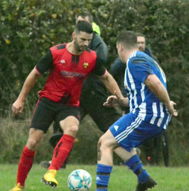 Ben John - Clarby Road striker bagged a hat-trick