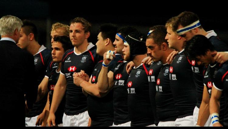 Bill Brant playing for Hong Kong