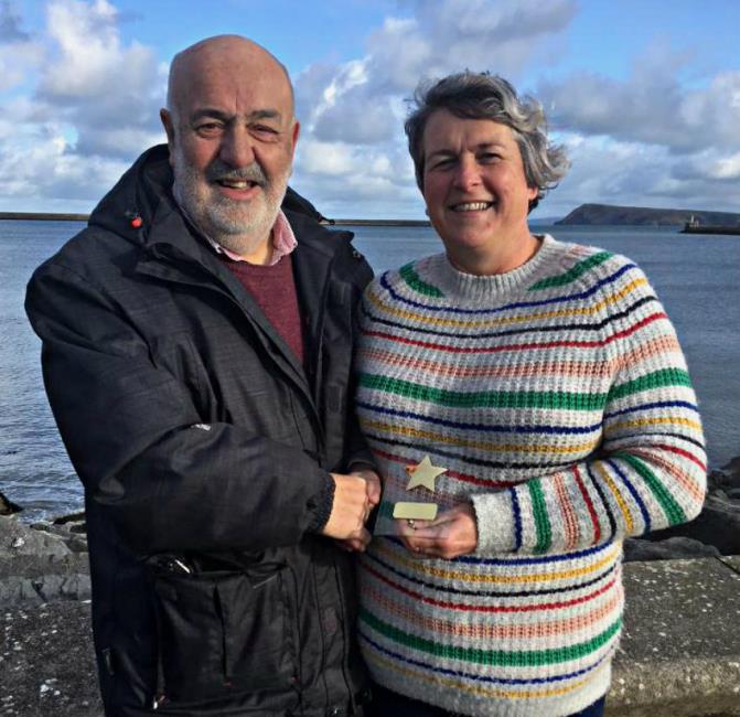 Bill Carne and Meinir Walsh