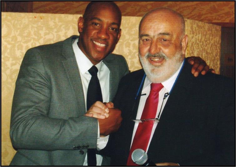 Dion Dublin and Bill Carne