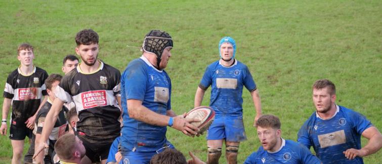 The Blues rule this lineout via Adam Clarke
