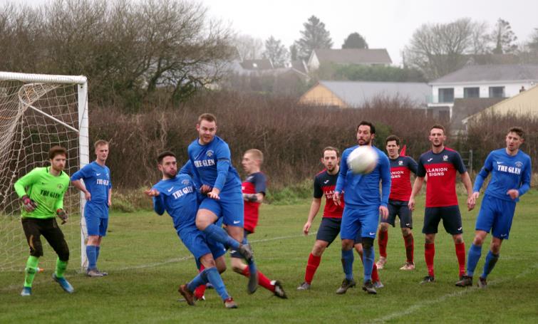Merlins Bridge clear the danger against league leaders Monkton Swifts