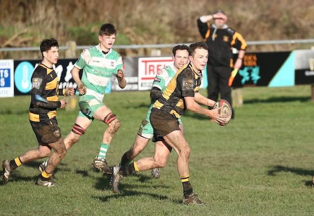  Ben Joyce makes a break for St Davids