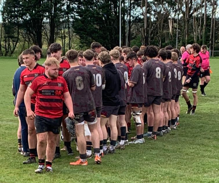 Good sportsmanship at the end
