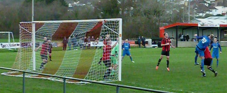 Goalmouth action from Phoenix Park