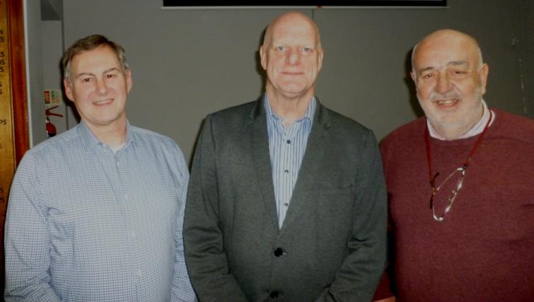 Gordon Thomas, Phil Steele and Bill  Carne 