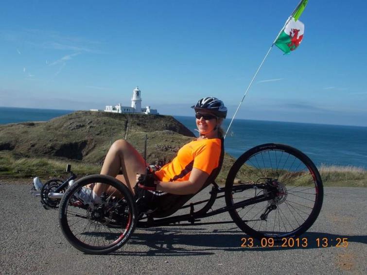 Gaynor Martin training at Strumble Head
