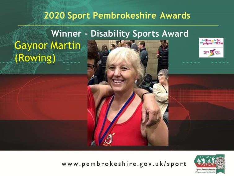 Gaynor Martin disability sports winner