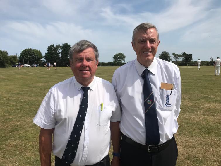 Umpires - Gareth Brace and Dave Bonner