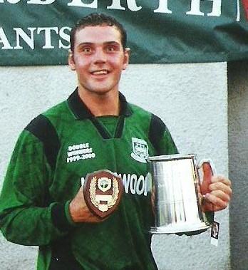 Gary Dawes with a James Williams  Tankard