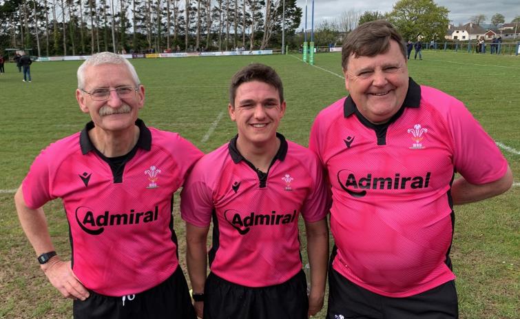 Geraint Morgan, Dyfrig Dellar and Paddy Byrne