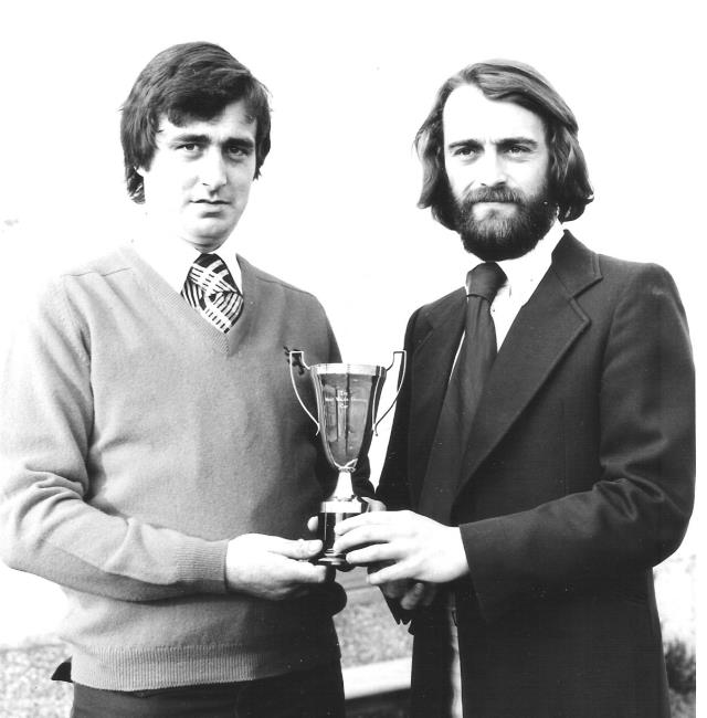 Graham Jenkins presented the Guardian Cup by Emrys Inker