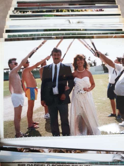 Graham and Rose Jenkins married in Barbados