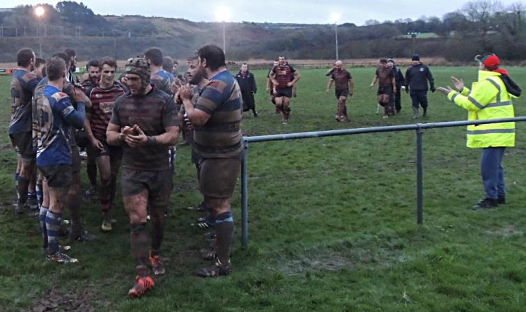 Great sportsmanship shown by both teams!