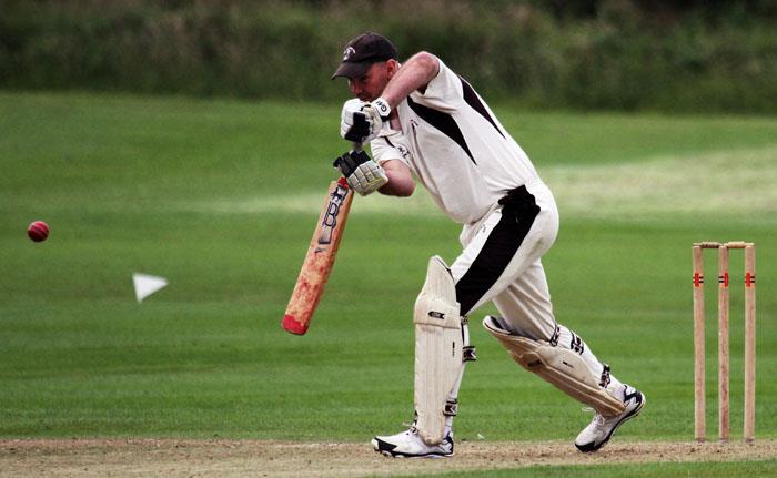 Greg Miller at the crease for Neyland
