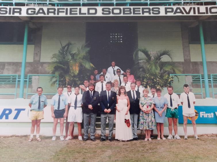 Guests at Sir Garfield Sobers pavilion