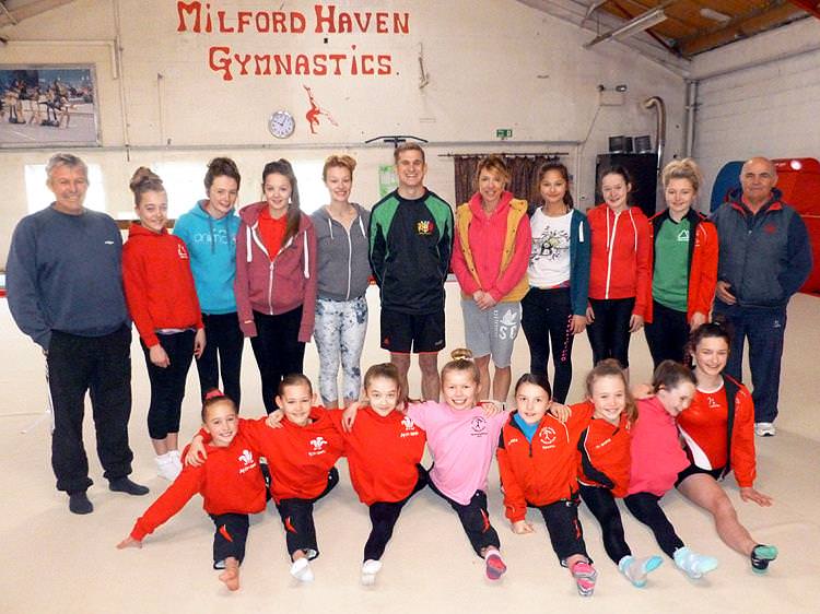 Fraser is put through his gymnastics paces