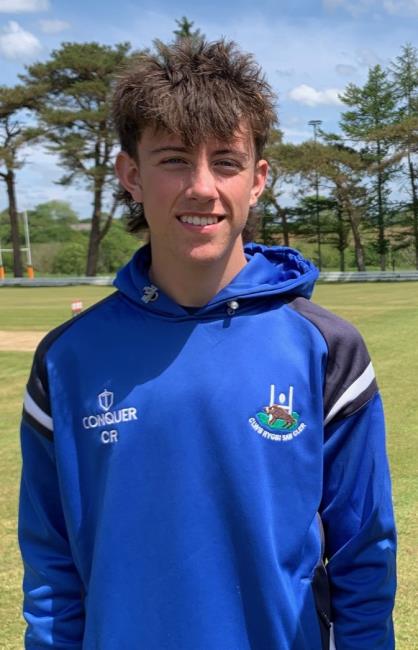 17 year old Cian Rees - bowled really well for Whitland