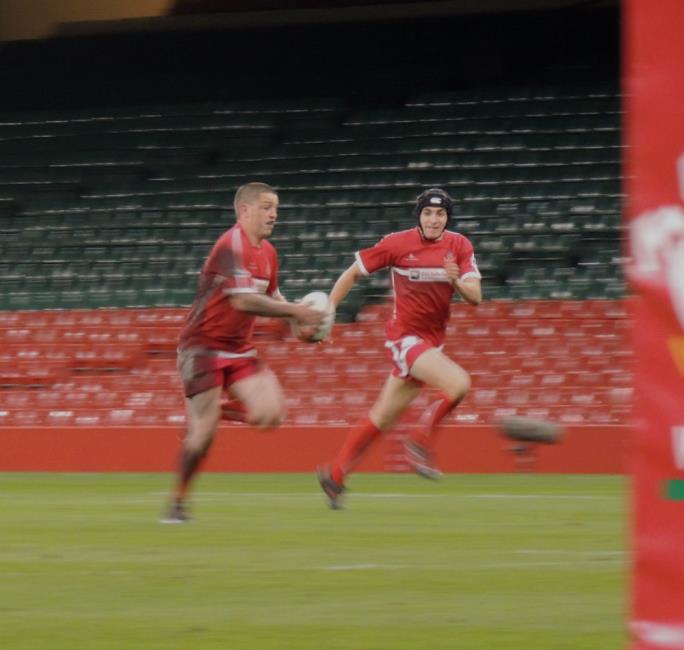 Shaun Dalling breaks for Pembroke