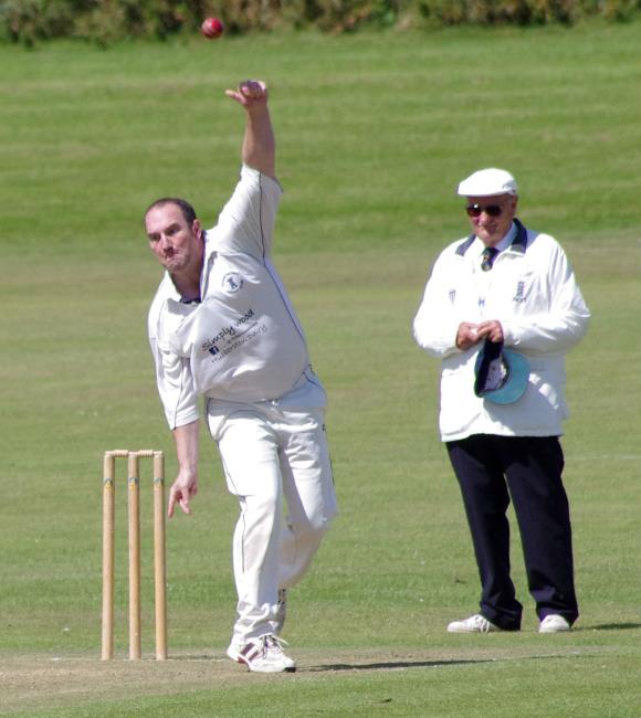 Simon Holliday took for wickets for Haverfordwest