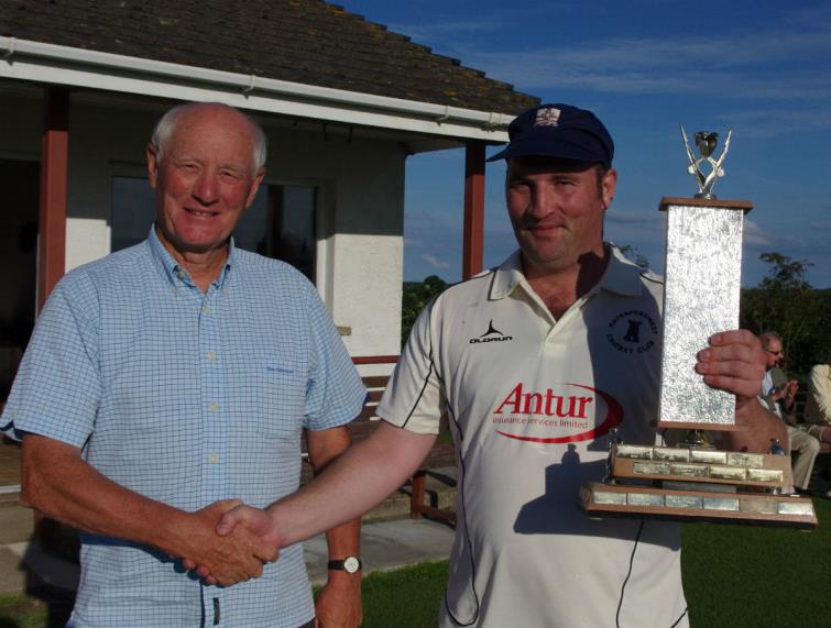 Man of Match Simon Holliday