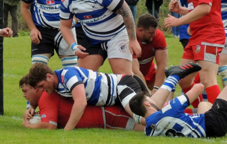 Dom Colman opens the scoring for Pembroke