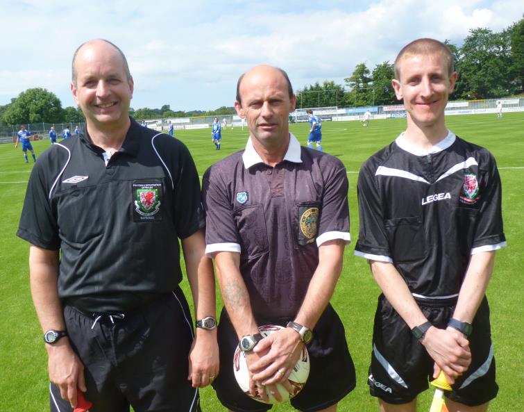 Dave Badger, Alan Boswell and Gareth Elliott